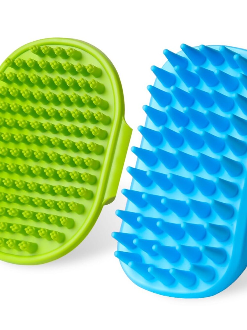 2PCS Dog Bath Brush Set | Adjustable Handle Dog